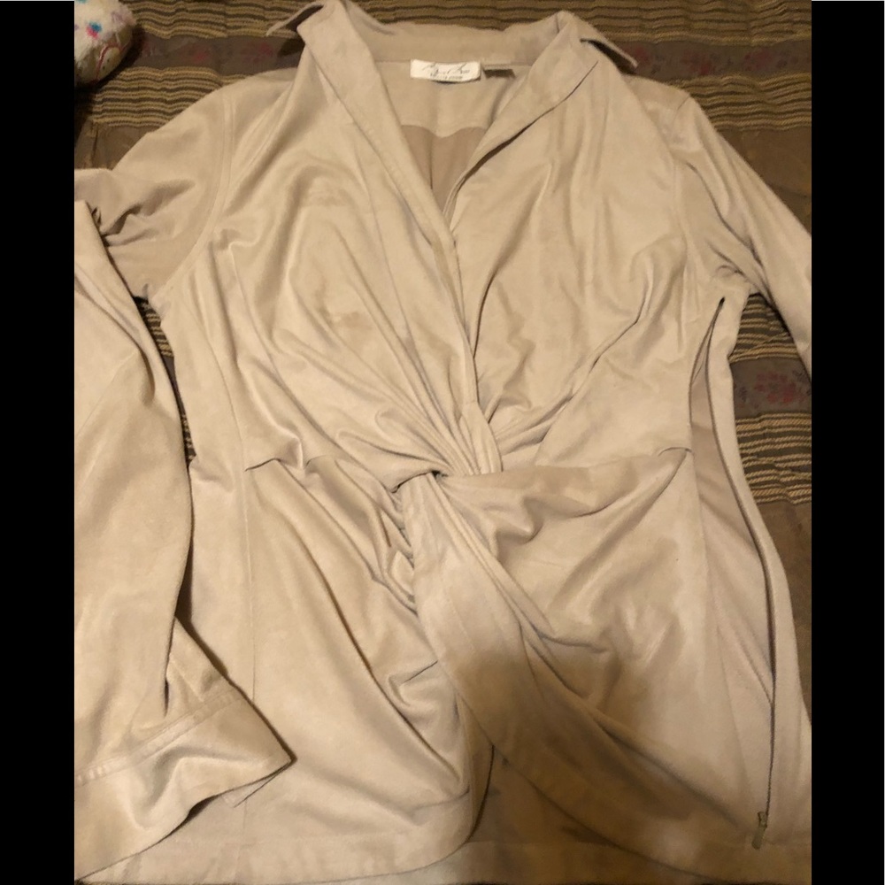 Suede Like Blouse**** - image 1
